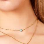 Stainless steel necklace starry night thumbnail 4