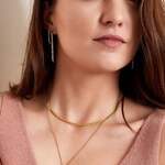 Necklace double chain star & moon thumbnail 3