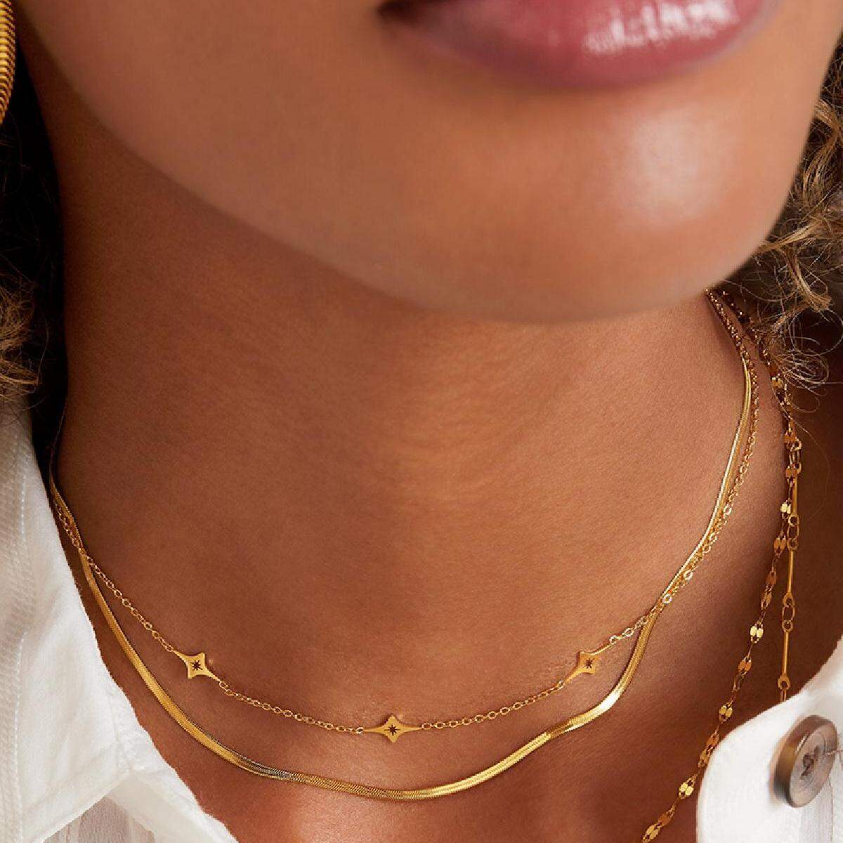 Multi-layered necklace thumbnail 4