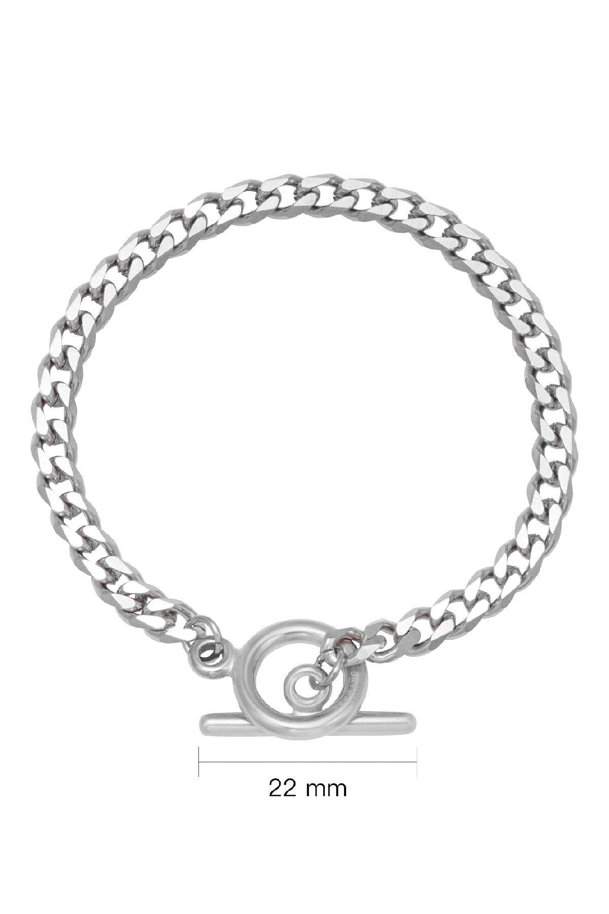 Bracelet Chain Sanya Silver Color Stainless Steel thumbnail 3