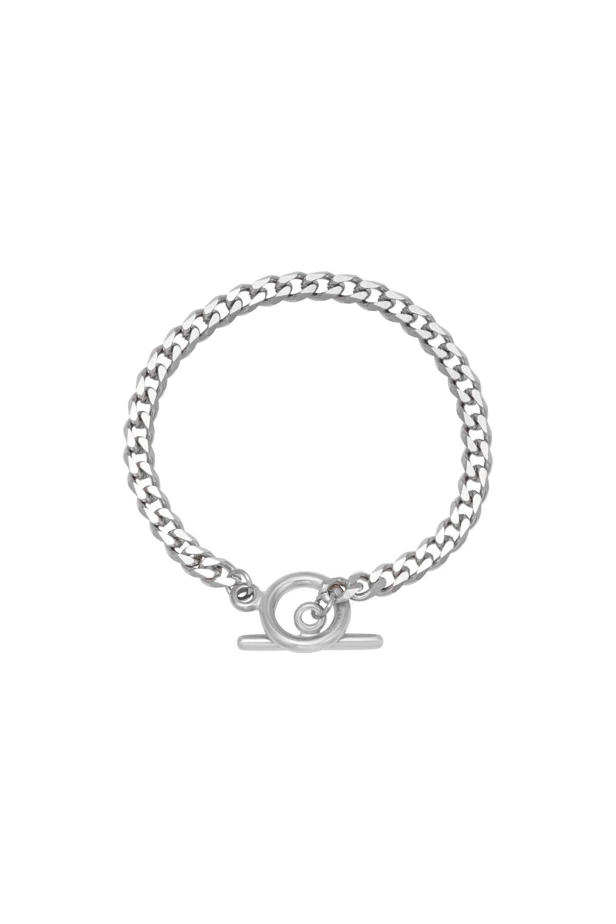 Bracelet Chain Sanya Silver Color Stainless Steel - 1