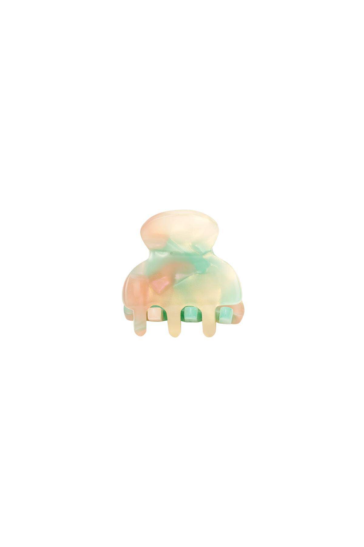 Spotted hair clip small Green Sheet Material thumbnail 1