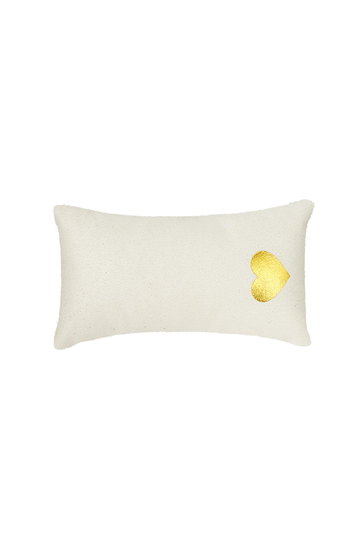 Bracelet display with heart Off-white Flannel - 1
